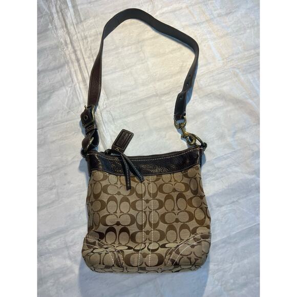 Coach Monogram Crossbody Bag - Picture 1 of 10